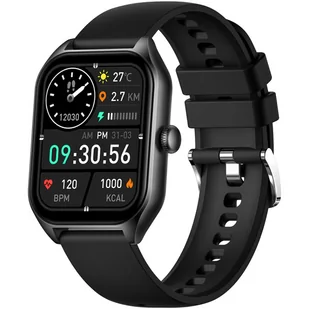Rubicon RNCF03 Czarny - Smartwatch - miniaturka - grafika 1