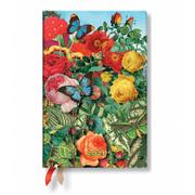 Kalendarze - Paperblanks Kalendarz książkowy mini 2021 12M Butterfly Garden - miniaturka - grafika 1