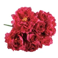 Sztuczne kwiaty - Bukiet róż i piwonii - miniaturka - grafika 1