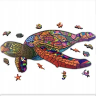 Puzzle - PUZZLE DREWNIANE DLA DOROSŁYCH PREZENT ŻÓŁW A3 - miniaturka - grafika 1