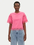 Koszulki i topy damskie - Morgan T-Shirt 251-DFUTUR M Różowy Regular Fit - miniaturka - grafika 1