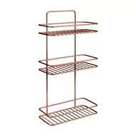 Półki łazienkowe - 2-poziomowa półka łazienkowa Metaltex Copper - miniaturka - grafika 1