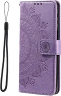 Etui i futerały do telefonów - Pokrowiec König Design kompatybilny z etui na telefon komórkowy Xiaomi Redmi Note 11 Pro / Note 11 Pro+ 5G ze skóry syntetycznej - fioletowe etui na telefon komórkowy - miniaturka - grafika 1