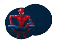 Kołdry i poduszki dla dzieci - Poduszka 35 cm Spider-man granatowa kształtka przytulanka - miniaturka - grafika 1