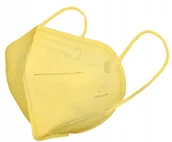Maseczki ochronne i antywirusowe - Maska ochronna Protective FFP2 żółta, 5 szt. - miniaturka - grafika 1