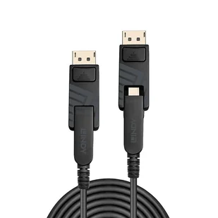 Lindy 38484 kabel DisplayPort 50 m Mini DisplayPort Czarny - Kable komputerowe i do monitorów - miniaturka - grafika 1