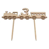 Dekoratorstwo - EKO-DECO, topper urodzinowy, ciuchcia - miniaturka - grafika 1