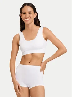 Hanro Biustonosz top Touch Feeling 71806 Biały - Biustonosze - miniaturka - grafika 1