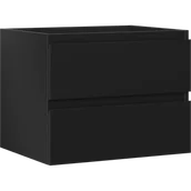 Szafki łazienkowe - Mexen Orio szafka łazienkowa podumywalkowa 60 cm, 2 szuflady, czarna mat - 91A10-06047-2-BFF71 - miniaturka - grafika 1