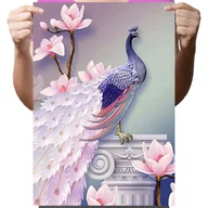 Zabawki kreatywne - Haft Diamentowy Diamond Painting,DIAMENTOWY MALARZ,Obraz DIY 5D,Mozaika Diamentowa 30x40, Paw - miniaturka - grafika 1