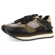 Sneakersy damskie - GIOSEPPO Damskie sneakersy Nawra kaki, rozmiar 38, khaki, 38 EU - miniaturka - grafika 1