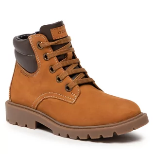 Botki damskie - Geox Trapery J Shaylax B. B J16FAB 032BC C0930 S Yellow/Brown - grafika 1