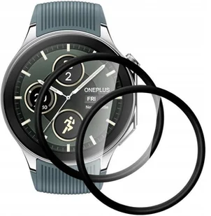Szkło hybrydowe do OnePlus Watch 2 Supero 3D SoftFlexible Glass Black 2szt - Akcesoria do smartwatchy - miniaturka - grafika 1