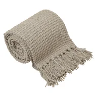 Koce - Pled Arya jasnoszary, 130 x 170 cm - miniaturka - grafika 1