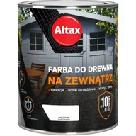 Farby i impregnaty do drewna - Farba do drewna na zewnątrz ALTAX 750 ml biały półmat - miniaturka - grafika 1