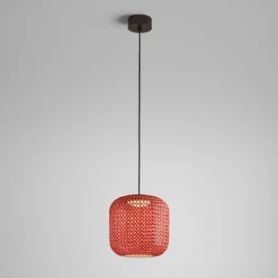 Lampa wisząca zewnętrzna Bover Nans S/31 LED, czerwona - Lampy ogrodowe - miniaturka - grafika 1