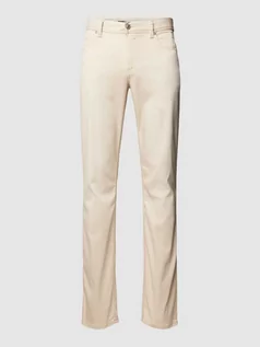 Spodnie męskie - Jeansy o kroju regular fit z 5 kieszeniami model ‘PIPE’ - grafika 1
