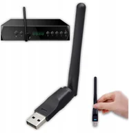 Karty sieciowe - Karta Sieciowa Adapter WiFi USB Antena Wi-Fi do Tunera Dekodera DVB-T2 HEVC Zenwire WD-1516 - miniaturka - grafika 1