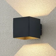 Lampy ogrodowe - Lindby kinkiet zewnętrzny LED Esani, antracyt, aluminium - miniaturka - grafika 1