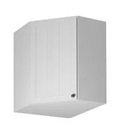 Szafki kuchenne - Szafka kuchenna wisząca narożna 60 cm Calio kolor biały - miniaturka - grafika 1