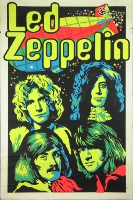 PODKŁADKA POD MYSZ Nadruk 22x18 cm Led Zeppelin Zespół muzyczny Prezent