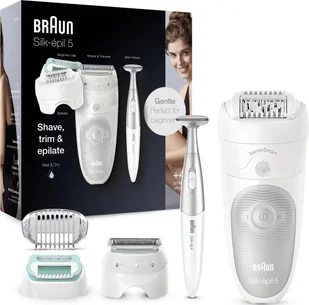 Braun Silk-épil 5 damski depilator + trymer bikini - Depilatory i golarki damskie - miniaturka - grafika 1
