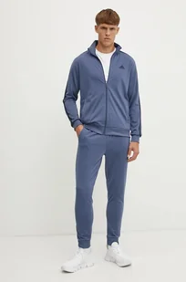 adidas dres Essentials męski kolor niebieski IY6652 - Dresy męskie - miniaturka - grafika 1