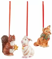 Ozdoby bożonarodzeniowe - Villeroy & Boch Zestaw 3 zawieszek Zwierzęta leśne Nostalgic Ornaments - miniaturka - grafika 1
