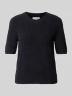 Swetry damskie - Sweter o kroju regular fit z mieszanki bawełny - miniaturka - grafika 1