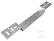 Płytka montazowa z odsadzką do podejść do baterii z uszami 80 100 150 mm metalowa - Łączniki, trójniki, kształtki - miniaturka - grafika 1