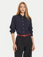 Koszule damskie - Tommy Hilfiger Koszula WW0WW43066 Granatowy Regular Fit - miniaturka - grafika 1
