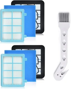 ZESTAW FILTRÓW DO ODKURZACZY PHILIPS FC9331 FC9332 FC8010 FC9334 FC9550 - Filtry do odkurzaczy - miniaturka - grafika 1