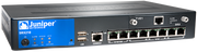 Pozostałe akcesoria sieciowe - Juniper SRX services gateway 210 Enhanced with faster CPU, 2xGE + 6xFE ports, 1x - miniaturka - grafika 1