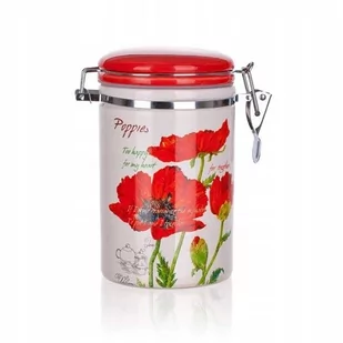 Banquet Słoik / ceramiczny pojemnik na żywność 750 ml Red Poppy 60ZF1374RP - Pojemniki kuchenne - miniaturka - grafika 1