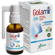 Pozostałe kosmetyki - ABOCA GOLAMIR 2ACT Spray do gardła bezalkoholowy dla dzieci i dorosłych 30 ml 9089309 - miniaturka - grafika 1