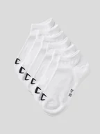 Skarpetki męskie - Krótkie skarpety z nadrukiem z logo w zestawie 6 szt. - miniaturka - grafika 1