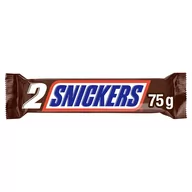 Batoniki - Snickers Baton z nadzieniem i orzeszkami ziemnymi w karmelu i czekoladzie 75 g (2 x 37,5 g) - miniaturka - grafika 1
