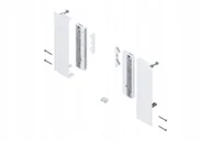 Meble modułowe i akcesoria - Blum ZI4.4ES1 Merivobox Moc. frontu szkła E białe - miniaturka - grafika 1