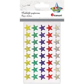 Szkolne artykuły papiernicze - Naklejki foliowe Gwiazdki 15mm 400szt - miniaturka - grafika 1