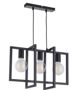 Sigma LAMPA wisząca EDEN 32235 metalowa OPRAWA zwis do salonu czarny - Lampy sufitowe - miniaturka - grafika 1