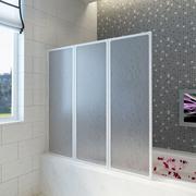 Ścianki i drzwi prysznicowe - VidaXL Drzwi prysznicowe, 117 x 120 cm, 3 panele, składane 140784         VidaXL - miniaturka - grafika 1