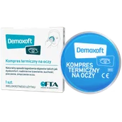 Wzrok i słuch - Demoxoft, kompres termiczny na oczy, welokrotnego użytku, 1 sztuka - miniaturka - grafika 1
