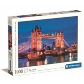 Puzzle - Clementoni Puzzle 1000 HQ Tower Bridge At Night - - miniaturka - grafika 1
