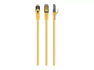GEMBIRD PP6A-LSZHCU-Y-10M patchcord RJ45 cat. 6A SFTP LSZH 10m żółty - Kable miedziane - miniaturka - grafika 1