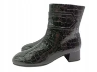 Botki damskie - Gabor 55.700.90, czarne botki damskie na obcasie, rozmiar 40 - miniaturka - grafika 1