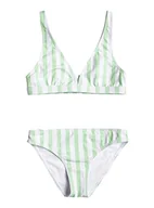 Stroje kąpielowe dla dziewczynek - Quiksilver Tropikalny Time Przedłużony Zestaw Bikini Dziewczęce (Zestaw 1 szt.) - miniaturka - grafika 1