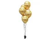Balony i akcesoria - Gemar Balony lateksowe platynowe złote - 30 cm - 50 szt. - miniaturka - grafika 1