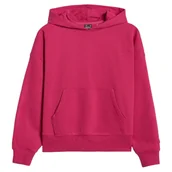 Bluzy sportowe damskie - Bluza damska 4F Sweatshirt F1887 Rozmiar: M / Kolor: czerwony - miniaturka - grafika 1