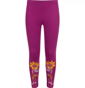 Legginsy dziewczęce leginsy getry dziecięce 104 Motyw kwiatowy różowe Endo - Legginsy - miniaturka - grafika 1