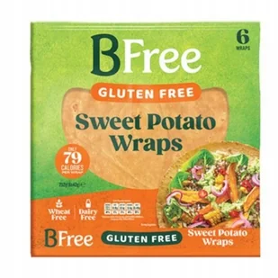 Wrapy (tortilla) z batatów 252g 6szt. BFree - Zdrowa żywność - miniaturka - grafika 1